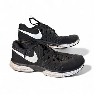 Nike Lunar Fingertrap Black Suede Men’s Sneakers Size 13 Training Running Shoes